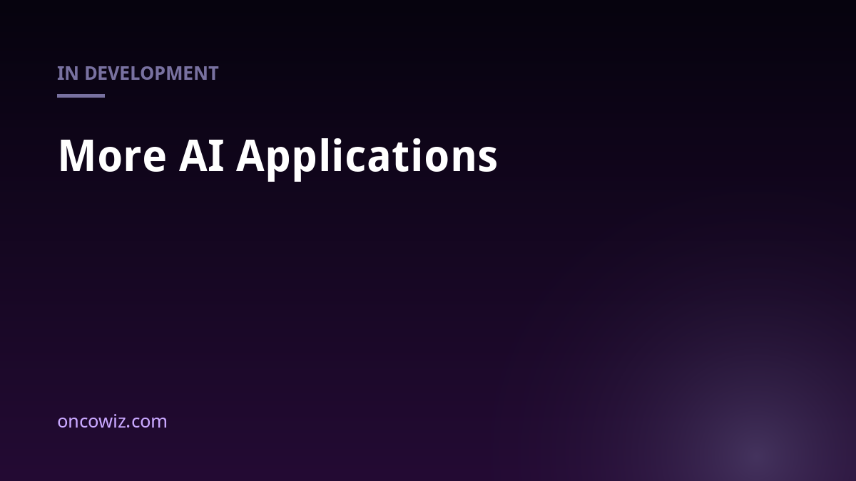 More AI Applications